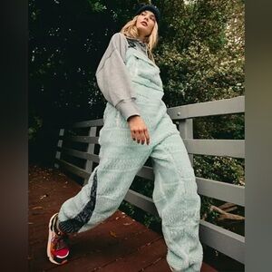 Free people hit the slopes overalls